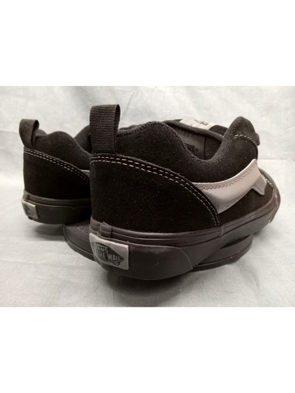 Vans Boys Knu School Sneakers Black Grey Pewter Boys Size 6.5 NEW IN BOX! - Picture 8 of 13